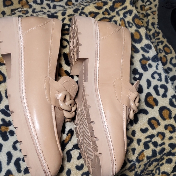 FRANKIE4 Saint Platform Loafer Biscuit Women's Tan Color Size 8.5 - Picture 8 of 12